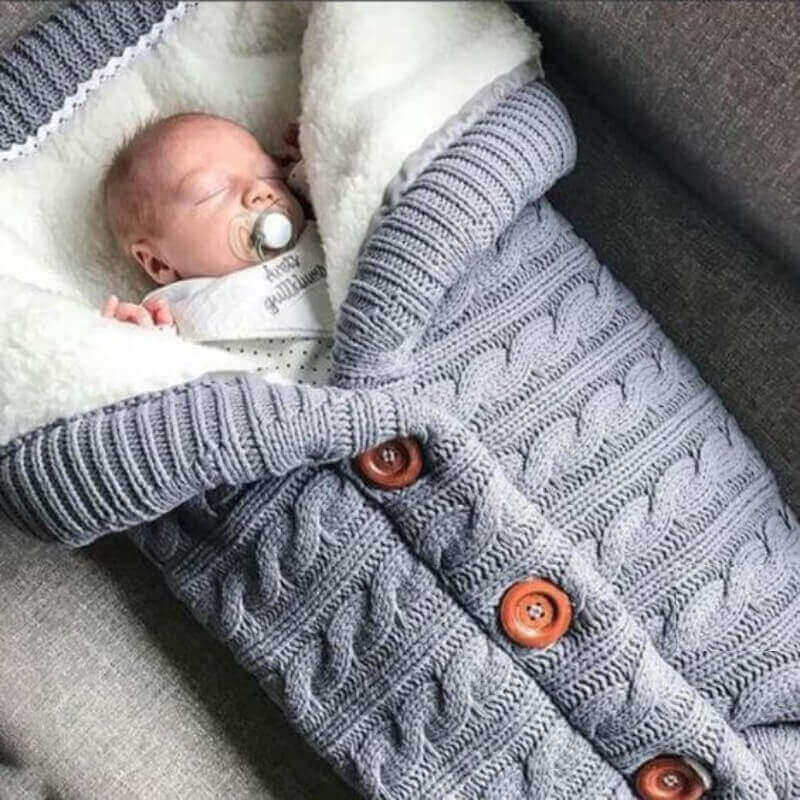 Baby-Schlafsack in grau