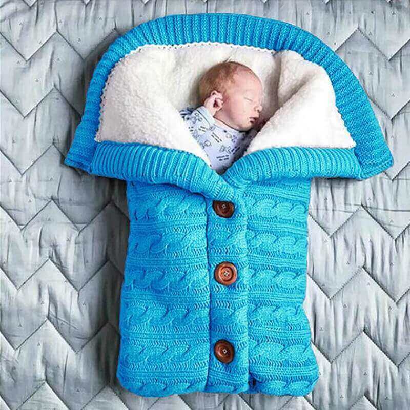 Baby-Schlafsack in leichtblau