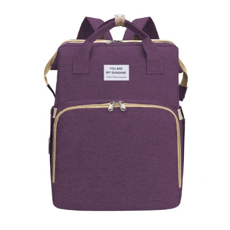 Baby Wickeltasche Rucksack-lila