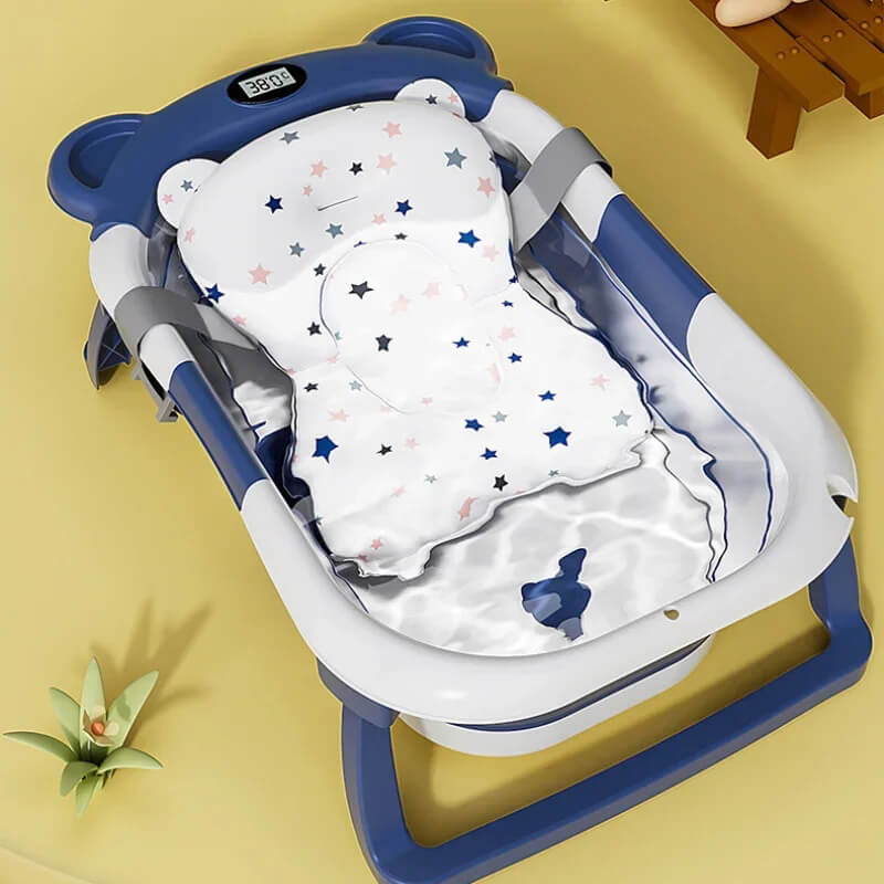 Faltbare_Babybadewanne_mit_Temperaturanzeige_und_Badematte_-_Bademattenansicht