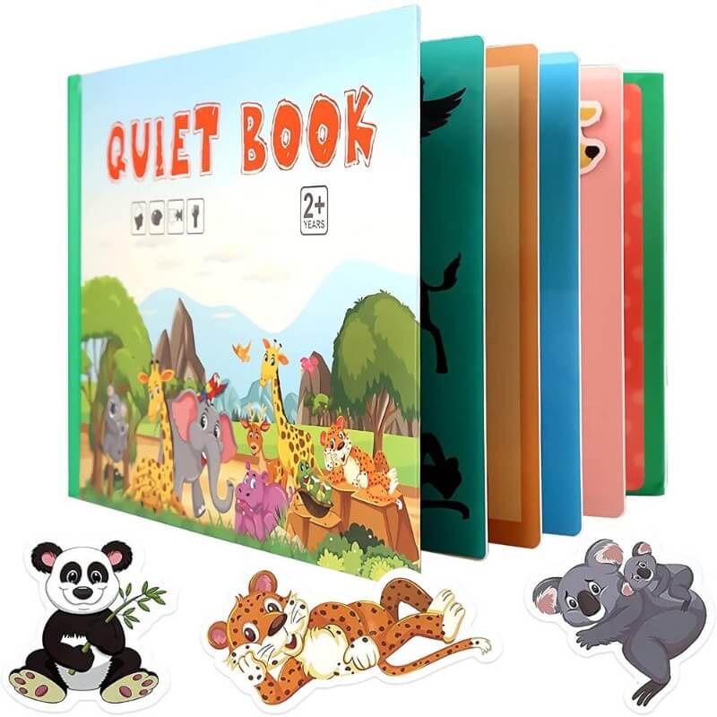 Montessori-Aktivitaetsbuch fuer Kinder zur Entwicklung von Lernfaehigkeiten-Außenseite