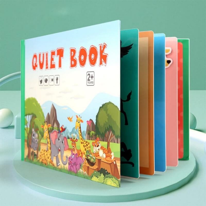 Montessori-Aktivitaetsbuch fuer Kinder zur Entwicklung von Lernfaehigkeiten-Tierwissen