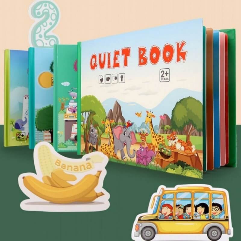 Montessori-Aktivitaetsbuch fuer Kinder zur Entwicklung von Lernfaehigkeiten-Übersicht