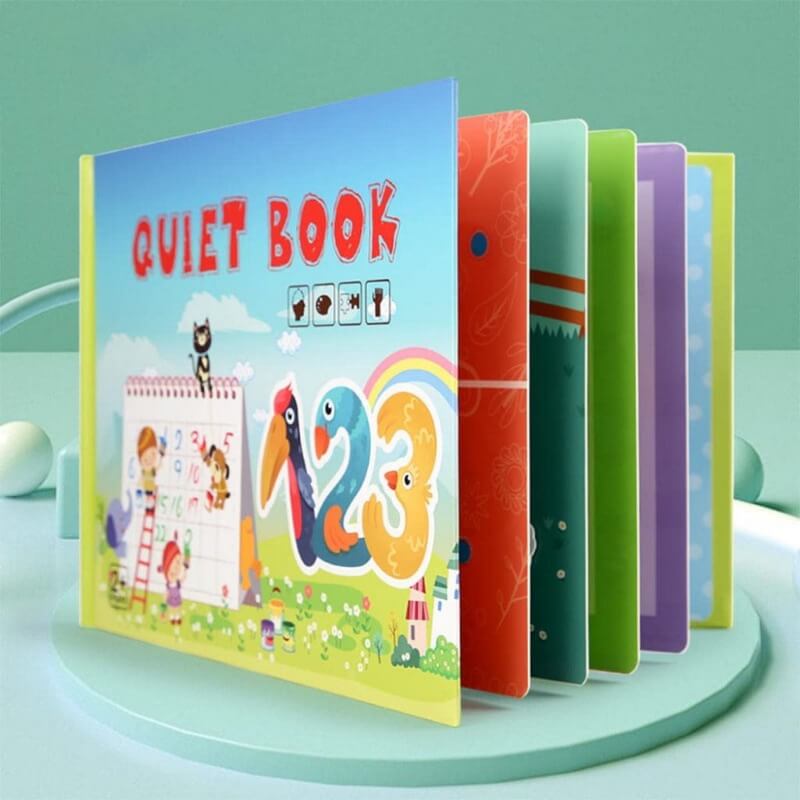 Montessori-Aktivitaetsbuch fuer Kinder zur Entwicklung von Lernfaehigkeiten-Zahlenwissen
