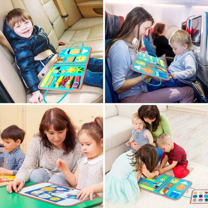 Montessori-Sinnestafel für Kleinkinder-Einsatz auf Reisen