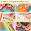Montessori-Sinnestafel für Kleinkinder-Entwicklung der Lebenskompetenzen