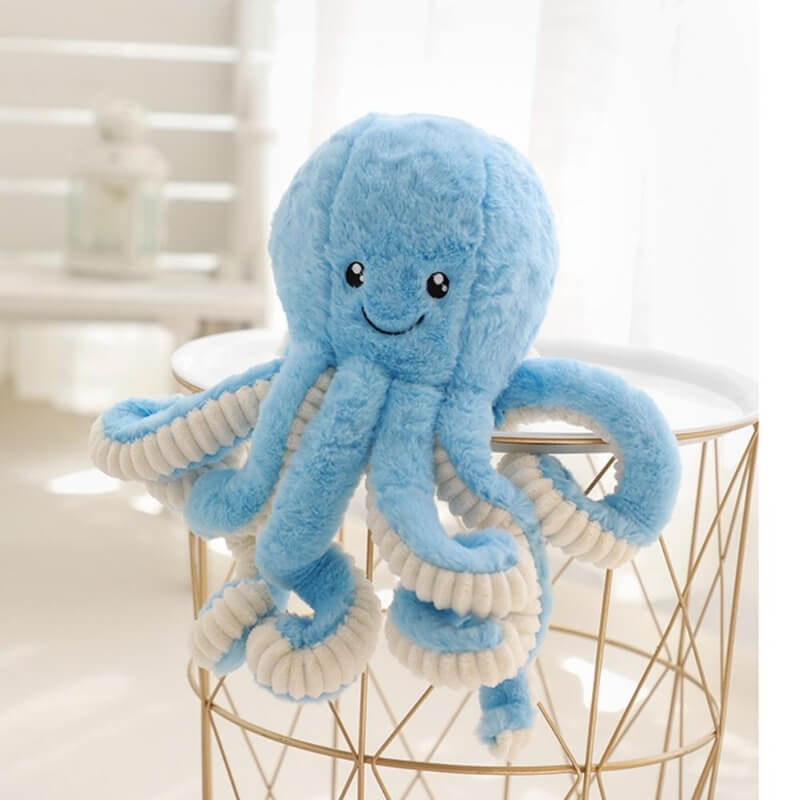 Oktopus Kuscheltier-Blau