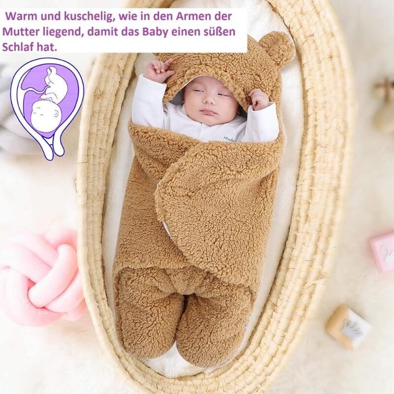 Baby Wickeldecke-Embryovergleich